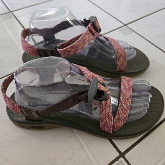 Chaco Z/Volv Scaled Royal Orange Purple 9 - Picture 3 of 5